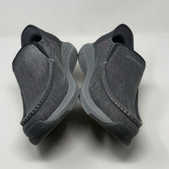 Skechers Parson Dewitt Slip Ins Shoes Mens 12 WW Extra Wide Fit Gray Loafers main image 13